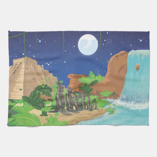 Tropeninsel Handtuch (Horizontal)