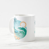 Tropeninsel Kaffeetasse (Vorderseite Links)