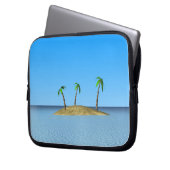 Tropeninsel Laptopschutzhülle (Vorderseite Links)