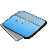 Tropeninsel Laptopschutzhülle (Vorne Knopf)