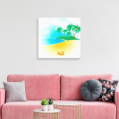 Tropeninsel Leinwanddruck (Insitu (Wohnzimmer))