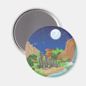 Tropeninsel Magnet (Vorderseite/Rückseite)