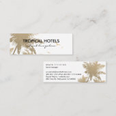 Tropeninsel Mini Visitenkarte (Vorne/Hinten)