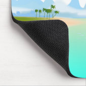 Tropeninsel Mousepad (Ecke)