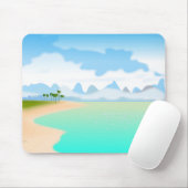 Tropeninsel Mousepad (Mit Mouse)