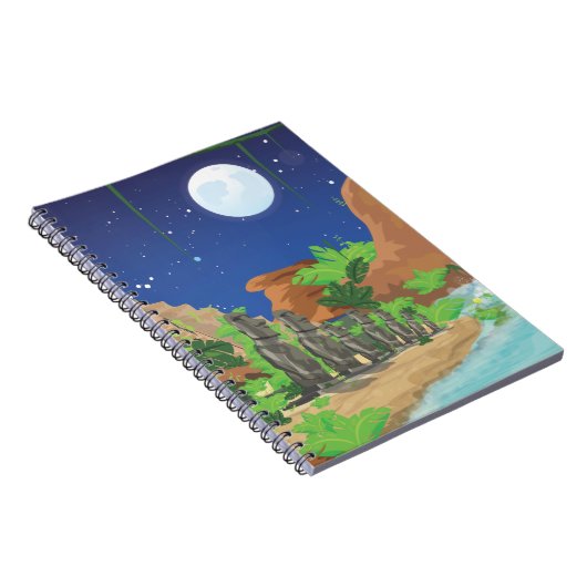 Tropeninsel Notizblock (Rechte Seite)