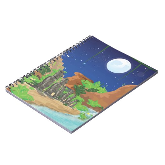 Tropeninsel Notizblock (Linke Seite)