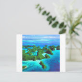 Tropeninsel Palau Postkarte (Stehend Vorderseite)