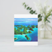 Tropeninsel Palau Postkarte (Stehend Vorderseite)