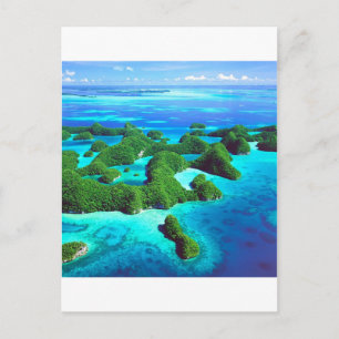 Tropeninsel Palau Postkarte