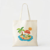 Tropeninsel Picnic Tote Bag Tragetasche (Vorne)
