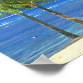 Tropeninsel Poster (Ecke)