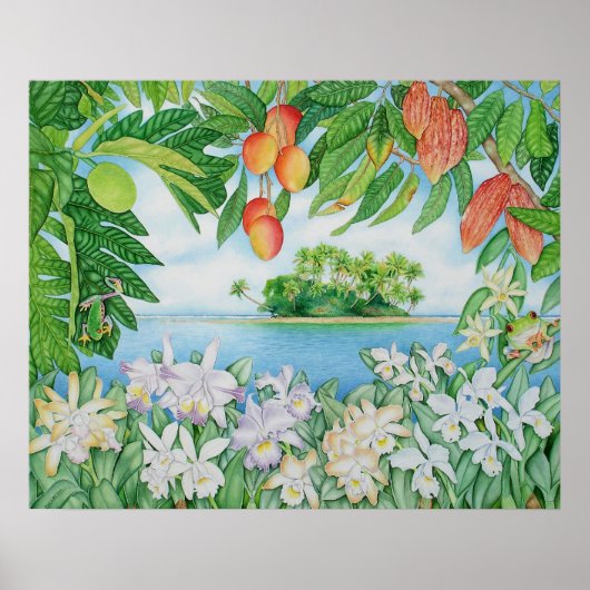 Tropeninsel Poster (Vorne)