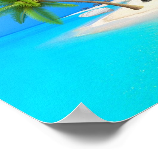 Tropeninsel Poster (Ecke)