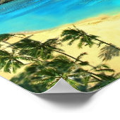 Tropeninsel Poster (Ecke)