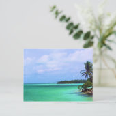 Tropeninsel Postkarte (Stehend Vorderseite)