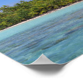 Tropeninsel Rangiroa Poster (Ecke)