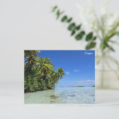 Tropeninsel Rangiroa Postkarte (Stehend Vorderseite)