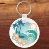 Tropeninsel Schlüsselanhänger (Vorderseite)