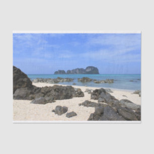 Tropeninsel Seidenpapier