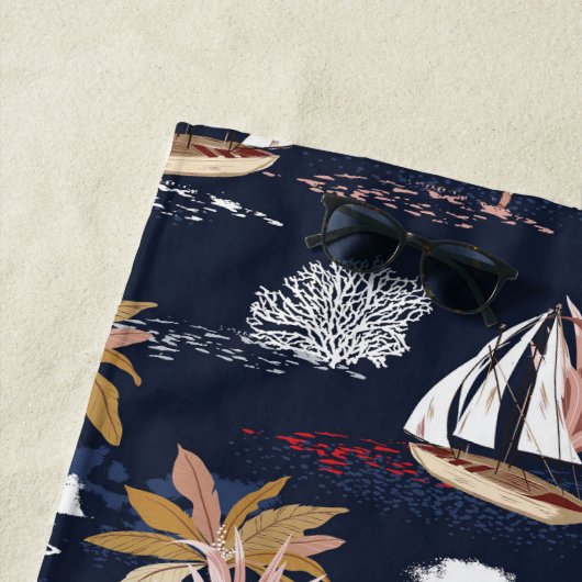 Tropeninsel Strandtuch (Beispiel)