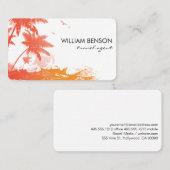 Tropeninsel Visitenkarte (Vorne/Hinten)