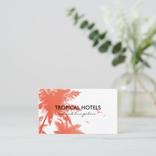 Tropeninsel Visitenkarte (Stehend Vorderseite)