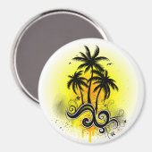 Tropeninseln 3 Magnet (Vorderseite/Rückseite)