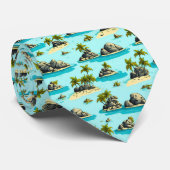 Tropeninseln Krawatte (Gerollt)