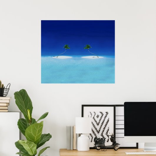 Tropeninseln Poster (Heimbüro)