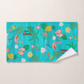 Tropenkollage Badhandtuch Set (Handtuch)