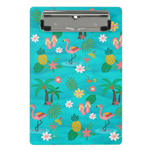 Tropenkollage Mini Klemmbrett