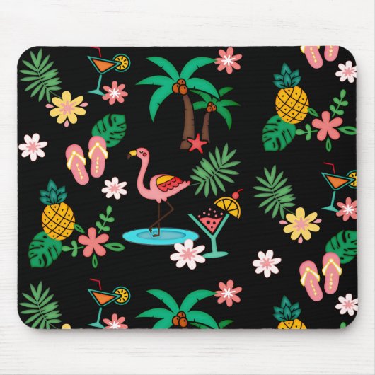 Tropenkollage Mousepad (Vorne)