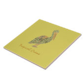 Tropenkrane Fliese (Seite)