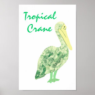 Tropenkrane Poster