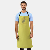 Tropenkrane Schürze (Getragen)