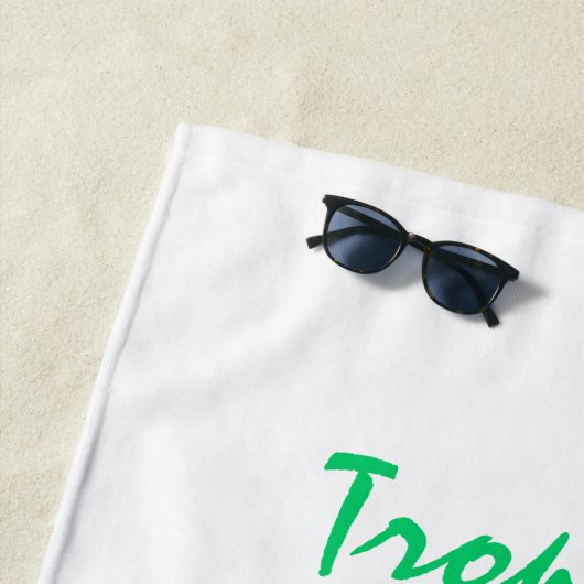 Tropenkrane Strandtuch (Beispiel)