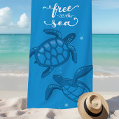 Tropenkröten Personalisiert Strandtuch