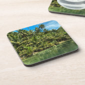 Tropenlandschaft, Philippinen, Kawasan fällt Cas Getränkeuntersetzer (Linke Seite)