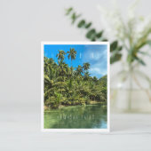 Tropenlandschaft, Philippinen, Kawasan fällt Cas Postkarte (Stehend Vorderseite)