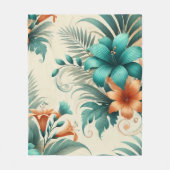 Tropenlicht Fleecedecke (Vorderseite)