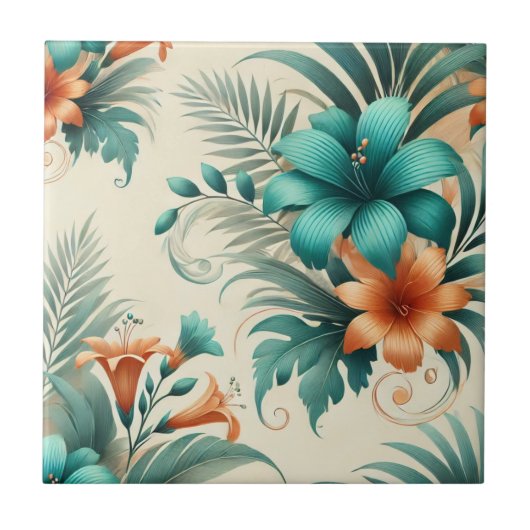 Tropenlicht Fliese (Vorderseite)