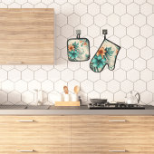 Tropenlicht Ofenhandschuh & Topflappen-Set