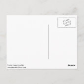 Tropenmaskenvogel Postkarte (Rückseite)