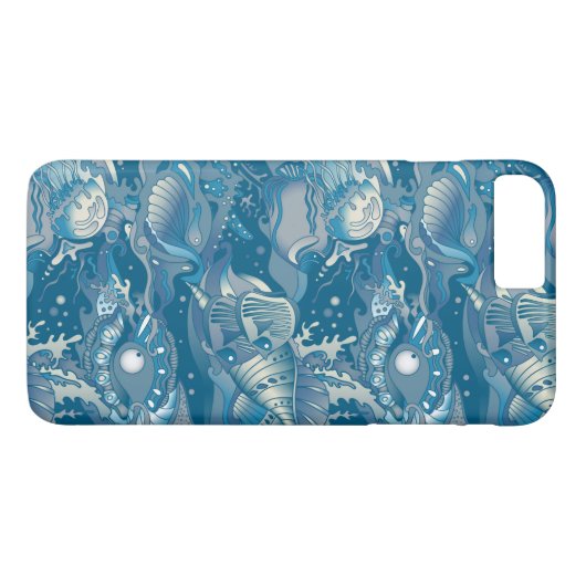 Tropenmeer Case-Mate iPhone Hülle (Rückseite (Horizontal))