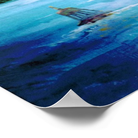 Tropenmeer Poster (Ecke)