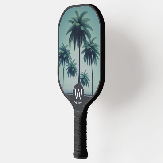 Tropenmonogramm Pickleball Schläger (Links)