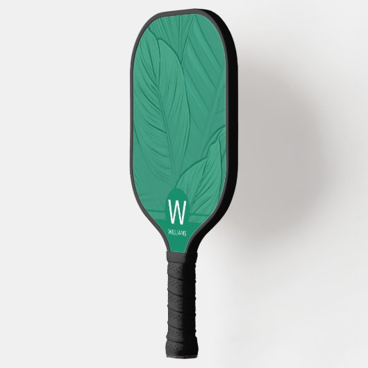 Tropenmonogramm Pickleball Schläger (Links)