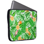 Tropenmuster, Kolibris II Laptopschutzhülle (Vorne Rechts)