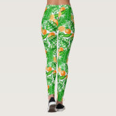 Tropenmuster, Kolibris II Leggings (Rückseite)